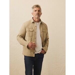 Faherty Lakeside CPO Jacket Field Barley XL New With Tags